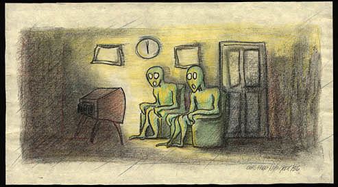 synthetic life illustration