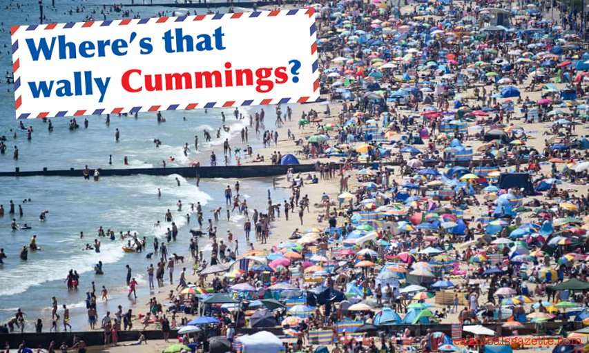 Where's that wally Dominic  Cummings?